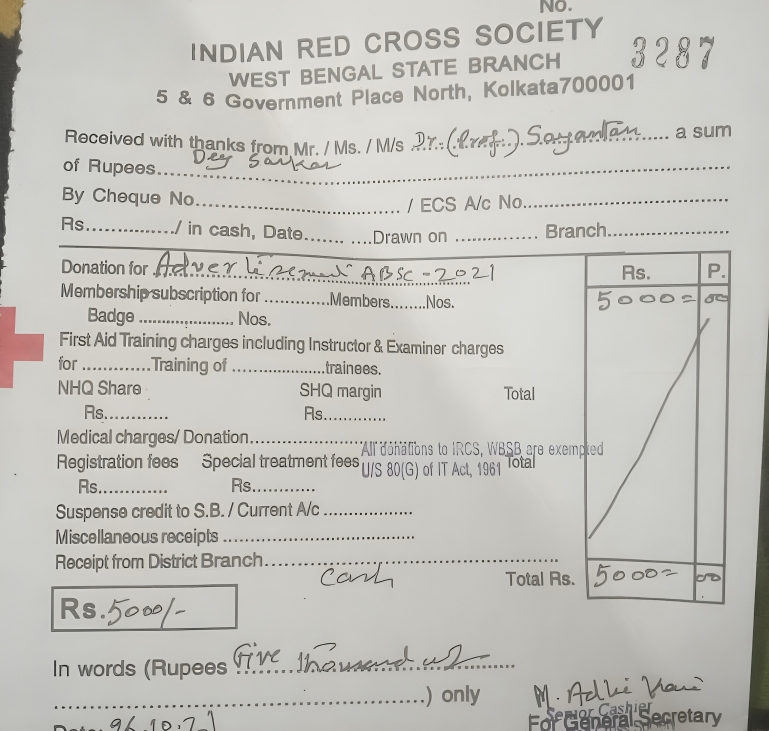 ETI Sarkar Memorial Foundation | Certificate